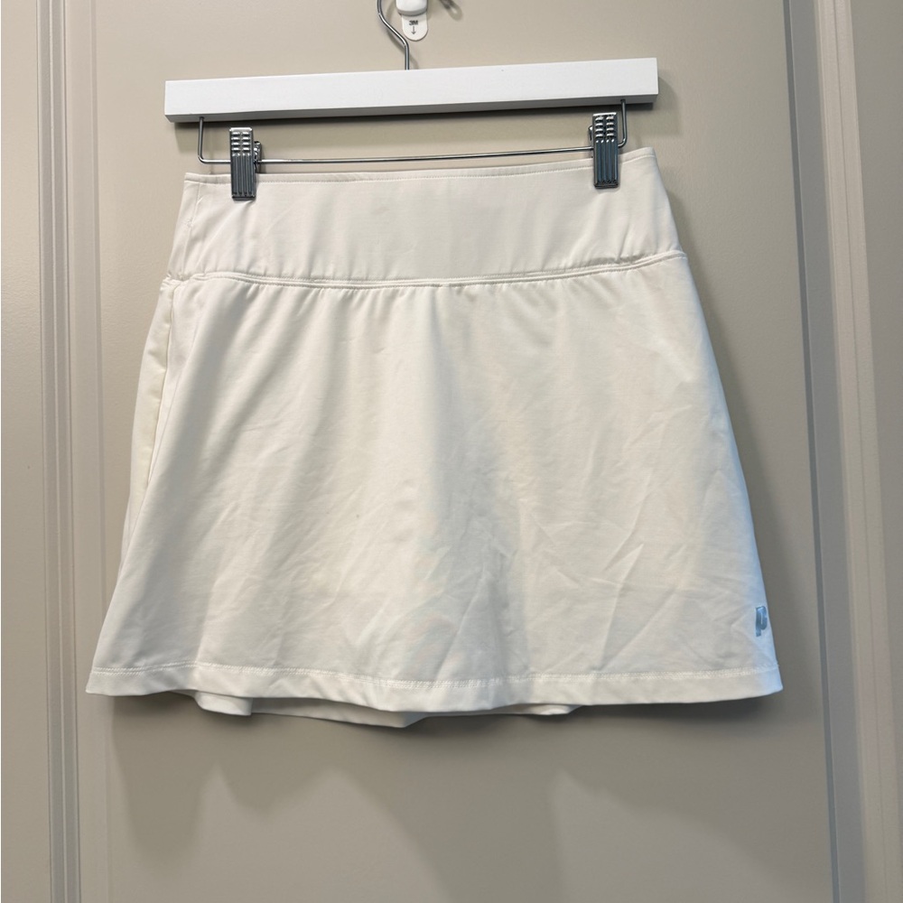 Prince White Circle Skater Skirt